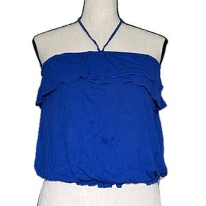 ILoveH81 Ruffle Halter Top